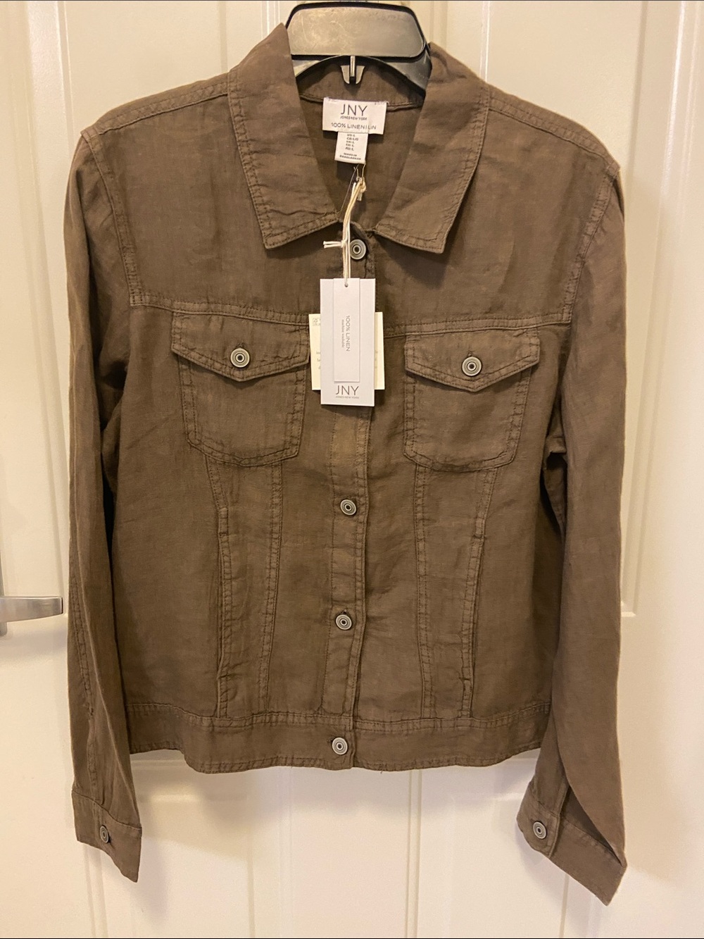 🤎100% Washable Linen Jean
Jacket🤎